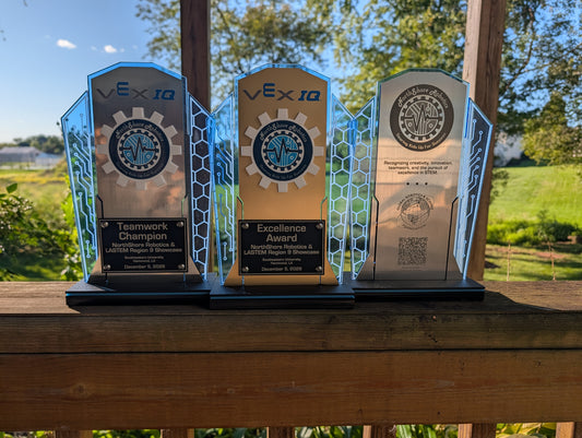 NorthShore Robotics & LASTEM Region 9 Showcase VEX IQ Trophies - November 21, 2026