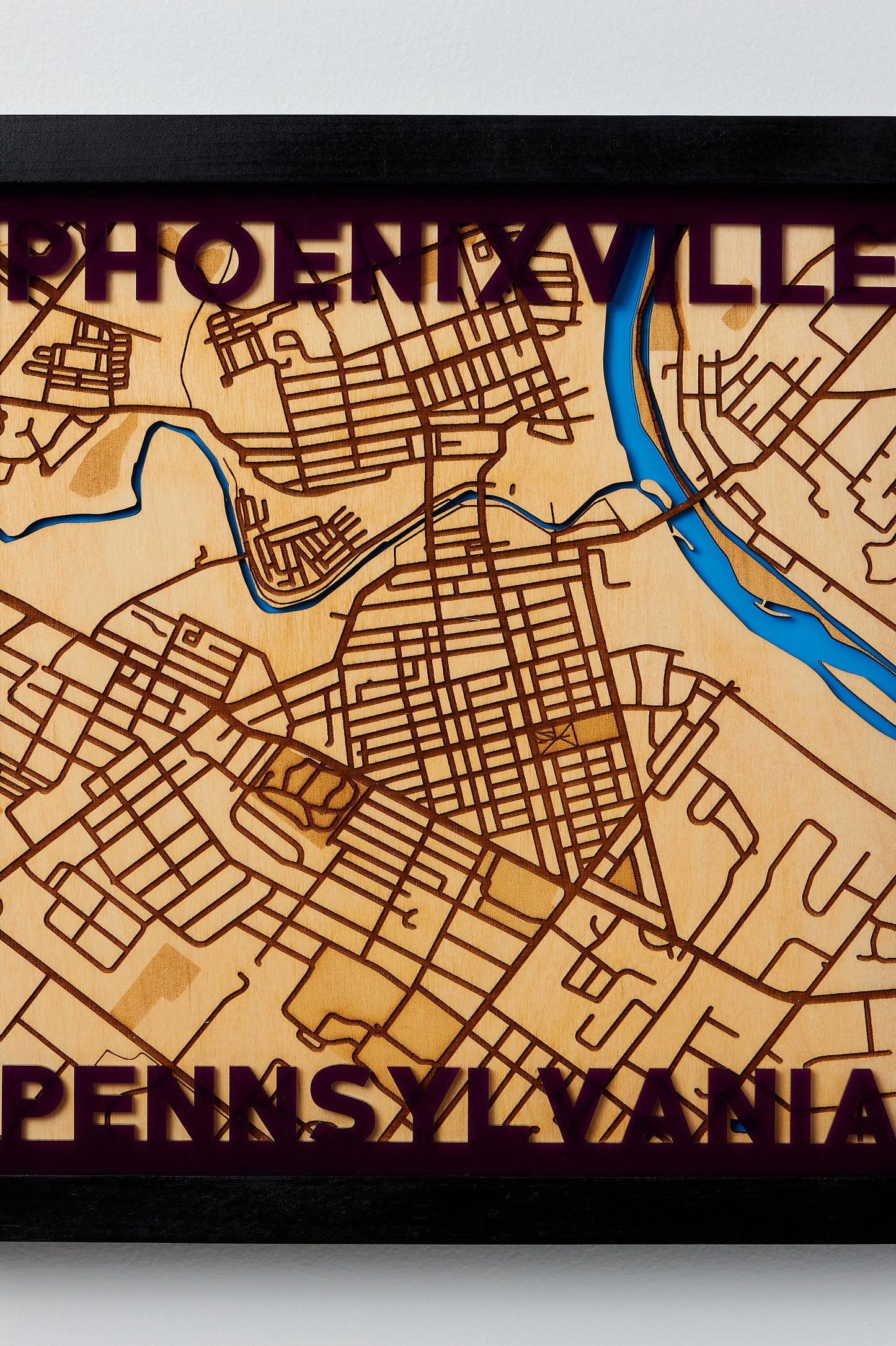 Custom 3D Layered Laser Map, 12x12